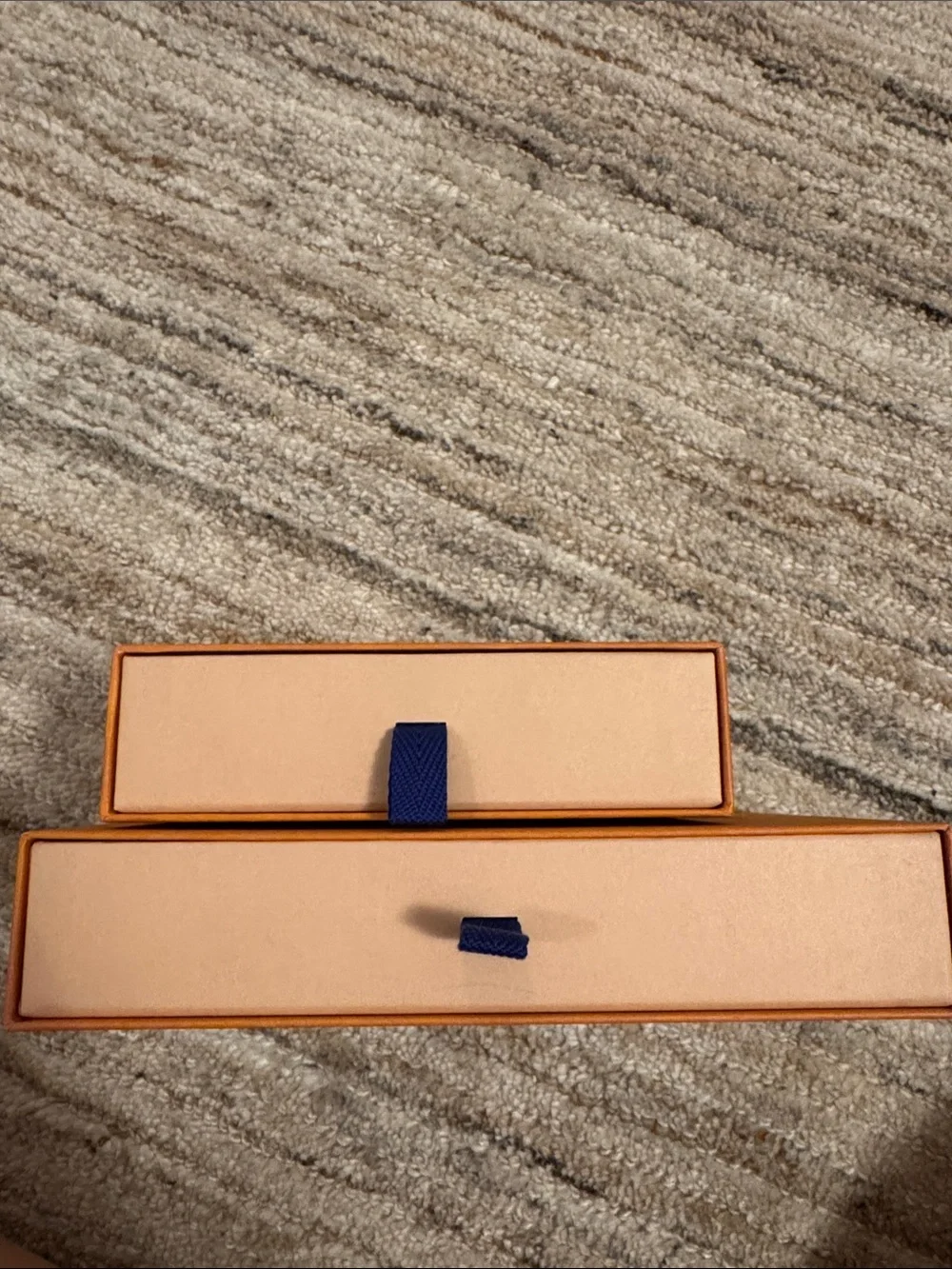 Louis Vuitton Orange and Navy Gift Box Set